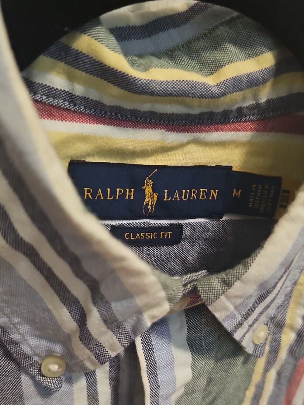 Ralph Lauren Multicolor Vertical Stripe Button-Down Shirt - Picture 2 of 3